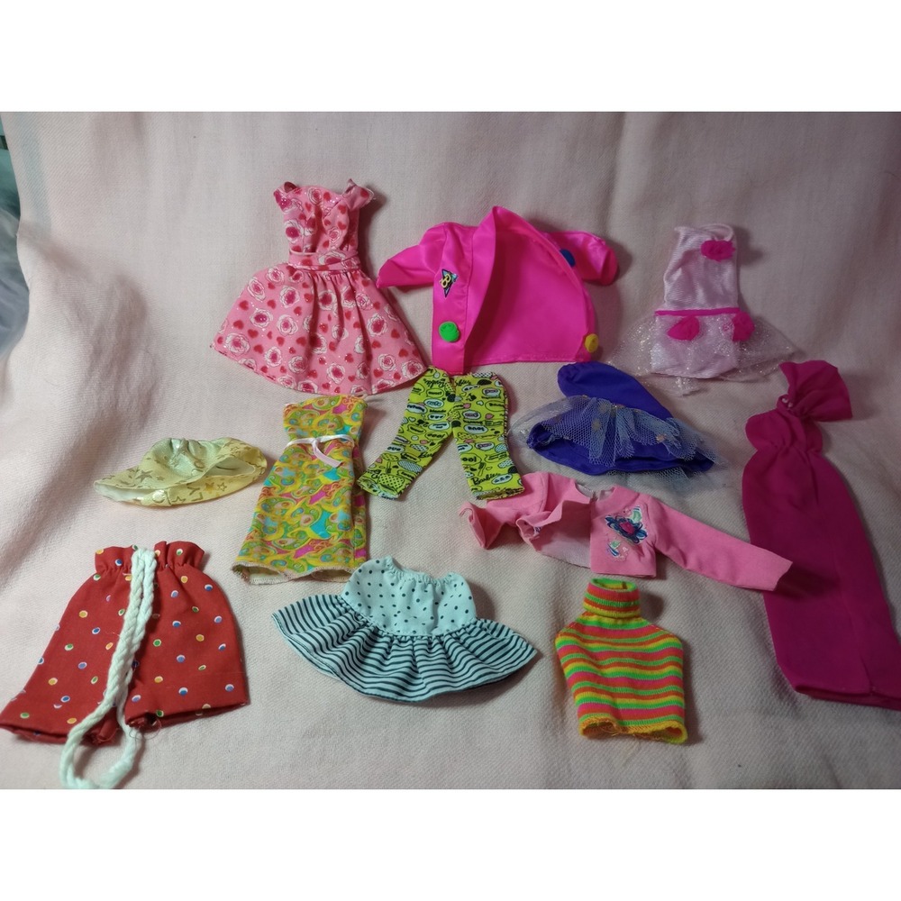 Barbie Clothes Lot 12 Pc Vintage Easy Living Dance Club Kayla Hollywood Hair...